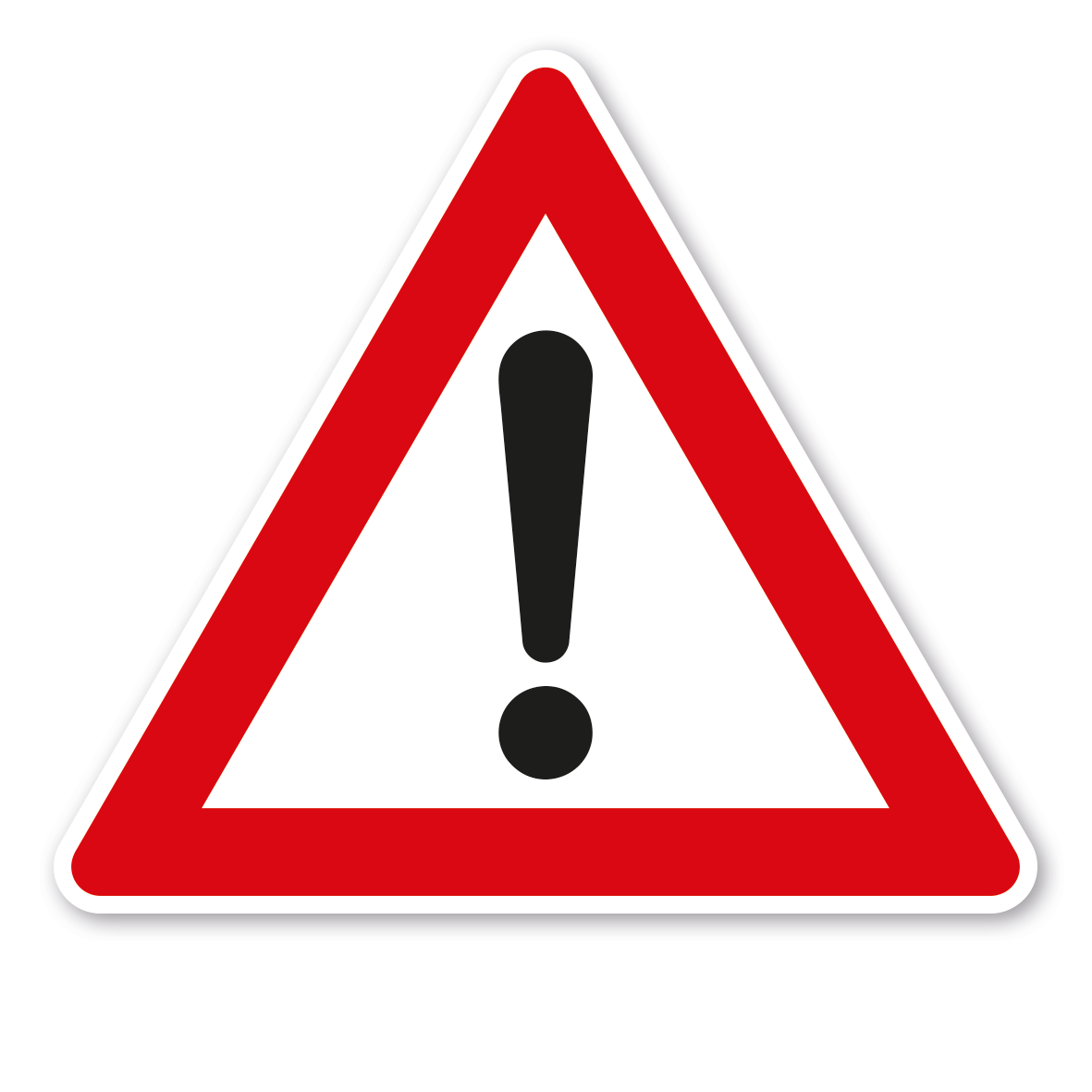 Verkehrsschild Achtung Allgemeine Gefahrenstelle – VZ 101