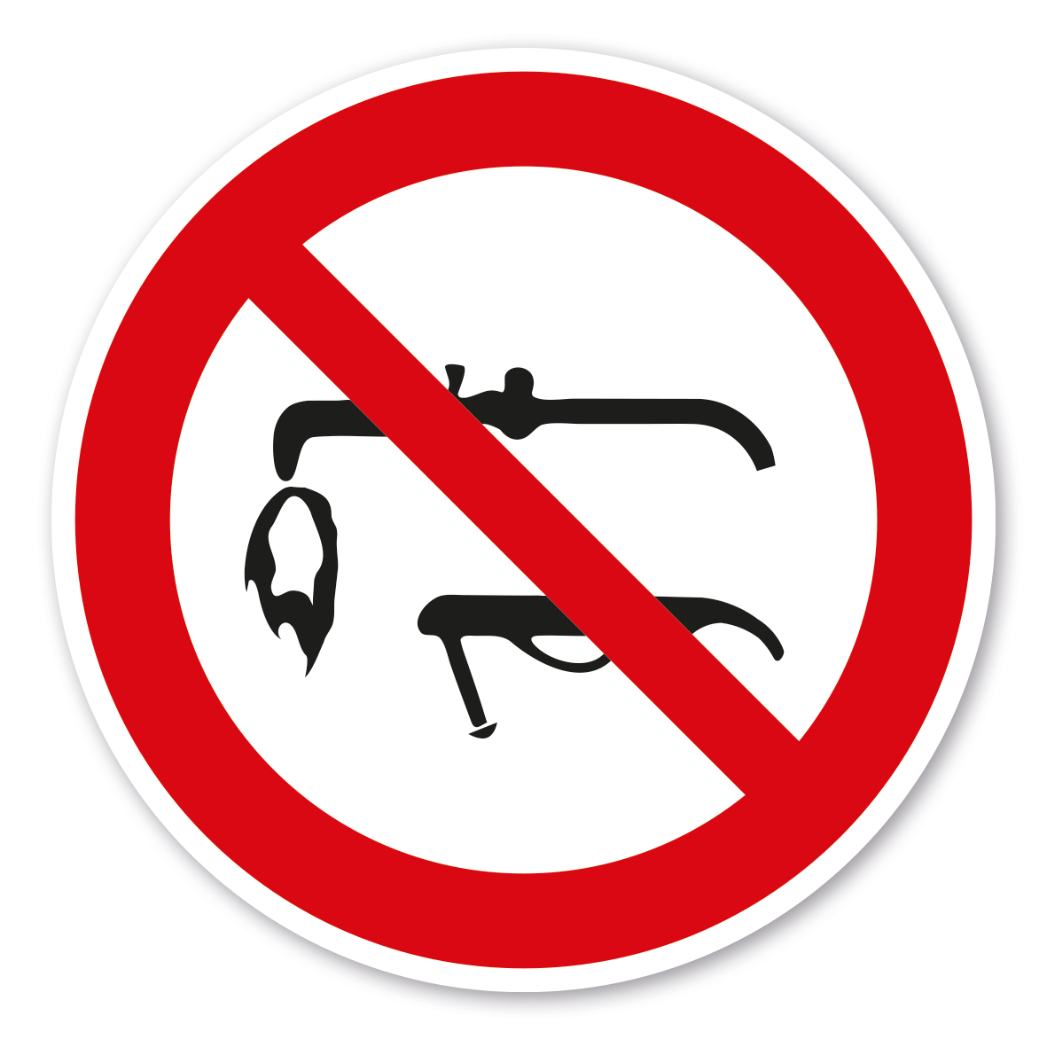 Verbotszeichen Schweißen ist verboten