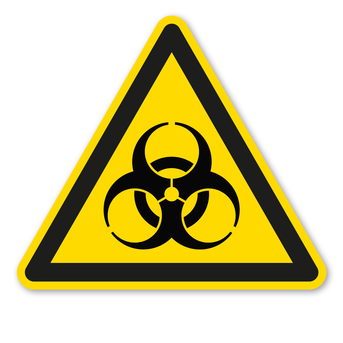 Warnzeichen Warnung vor Biogefährdung – ISO 7010 - W009