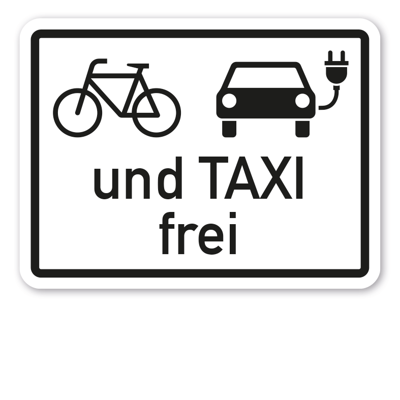 Verkehrsschild VZ1028-30 – Baustellenfahrzeuge Frei, Alu, RA1, 420x315 Mm, Von König