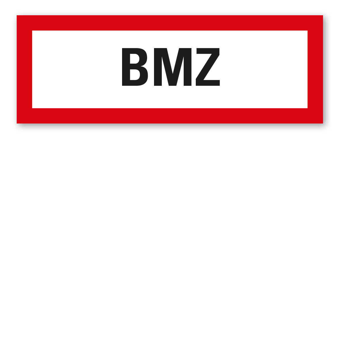 Brandschutzschild BMZ - Brandmeldezentrale