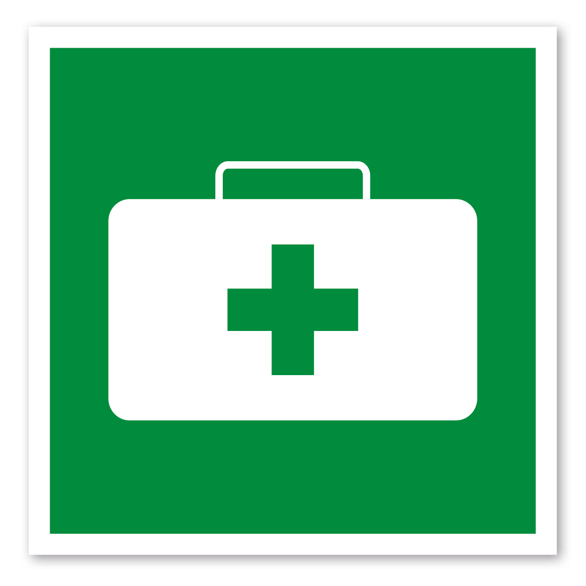 Rettungszeichen Verbandskasten