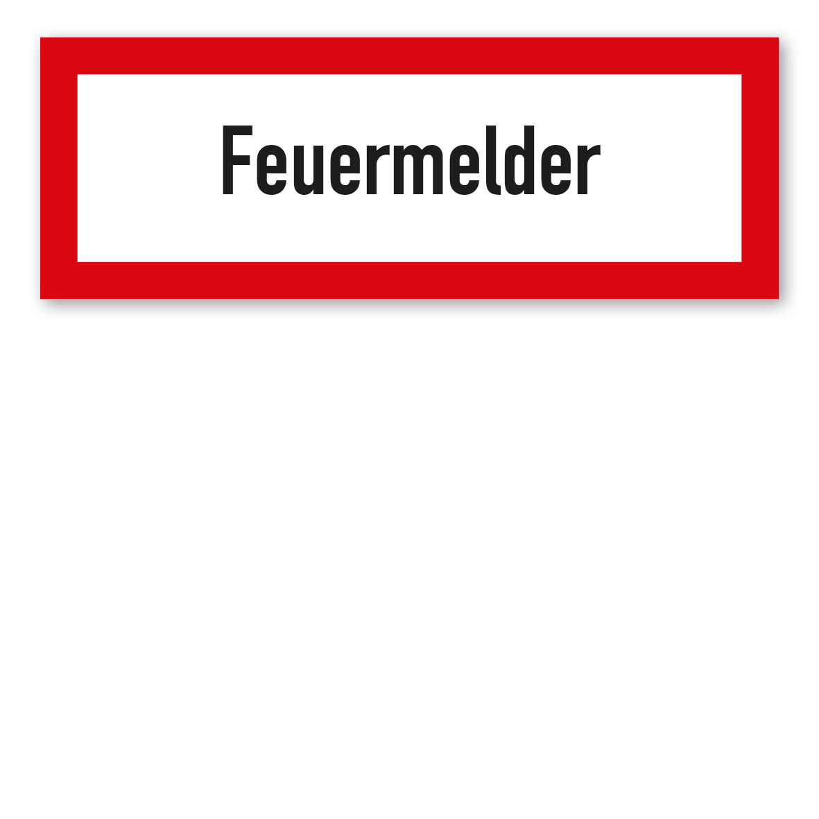 Brandschutzschild Feuermelder
