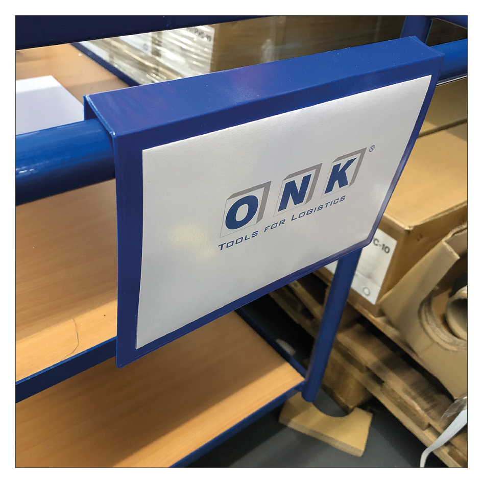 Einstecktasche mit U-Profil - Rollwagen