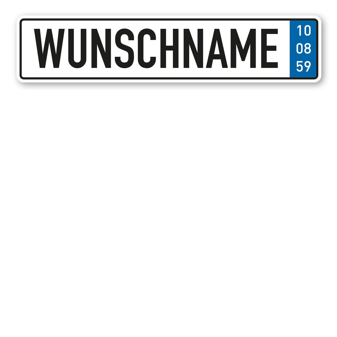 Variante blau / weiß