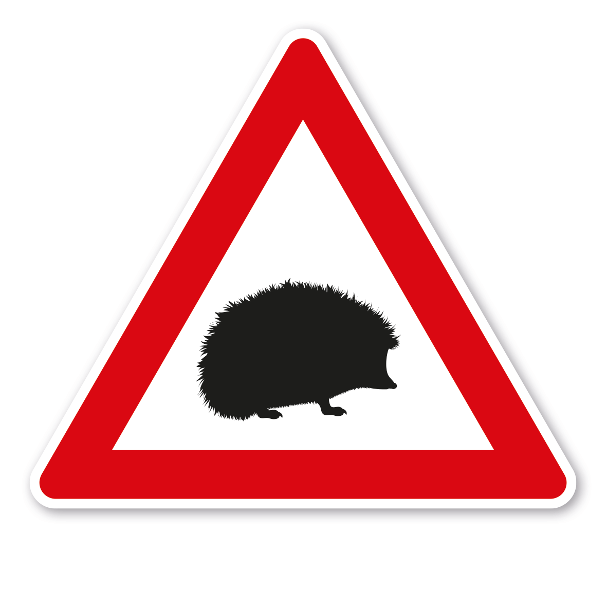 Verkehrsschild Achtung Igel – VZ-PR 58