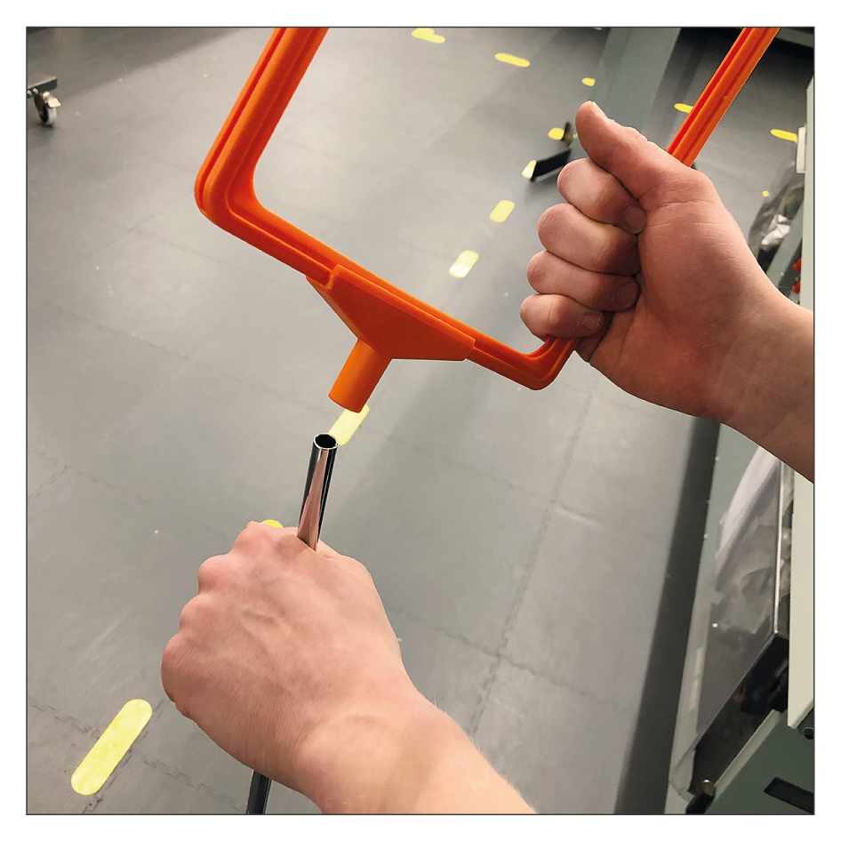 T-Stück für Plakatrahmen - Plakatrahmen aufstecken