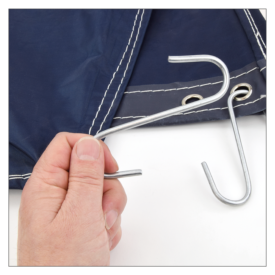 Wertstoffsack zum Aufhängen mit S-Haken - Hakengröße