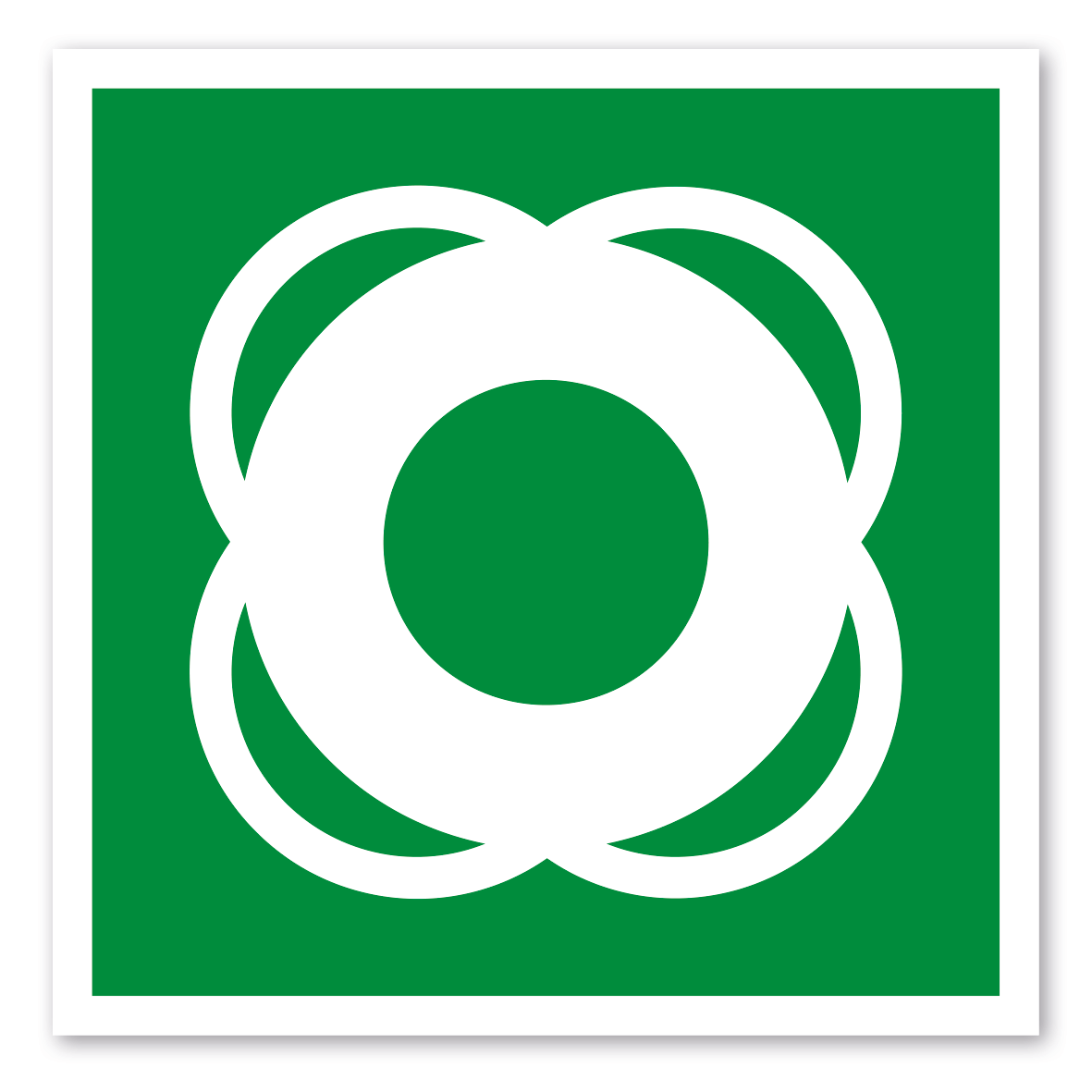 Rettungszeichen Rettungsring - ISO 7010 - E0040