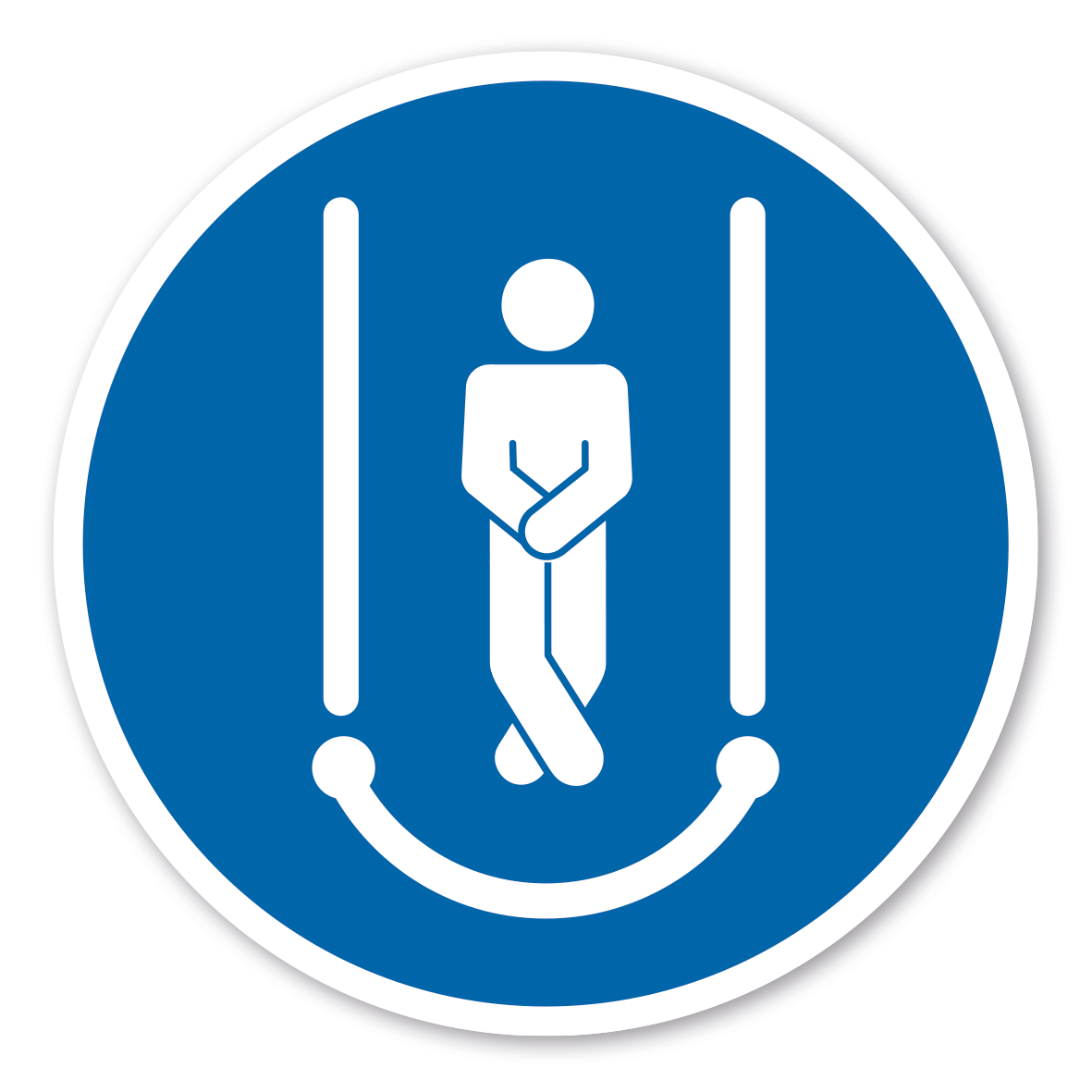 Gebotszeichen Arme und Beine kreuzen – Wasserrutschen