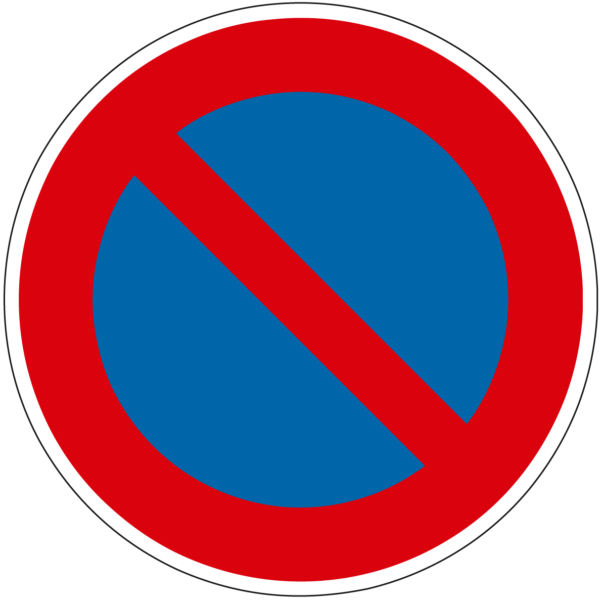 Verkehrsschild Eingeschränktes Halteverbot