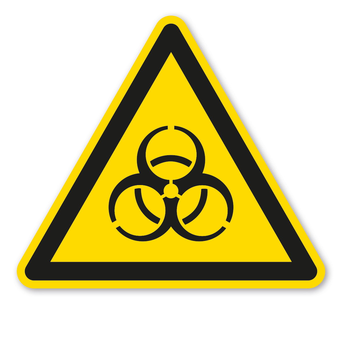 Warnzeichen Warnung vor Biogefährdung