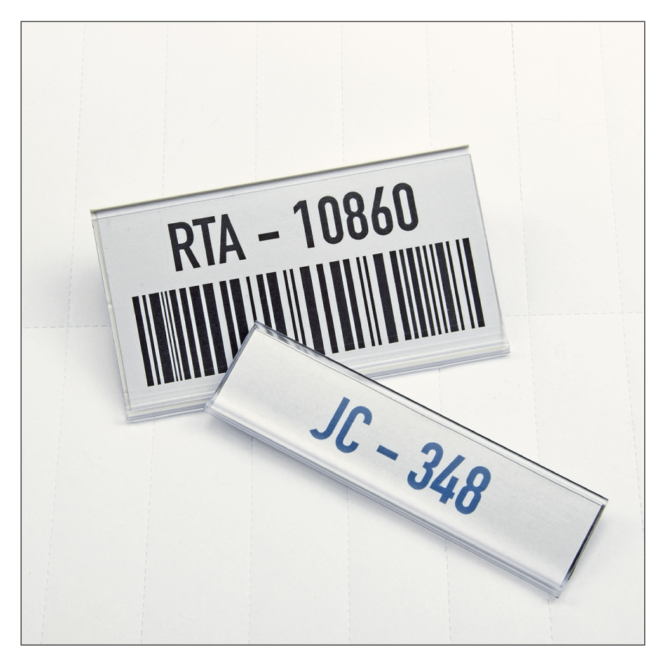 Perforierte Einstecketiketten