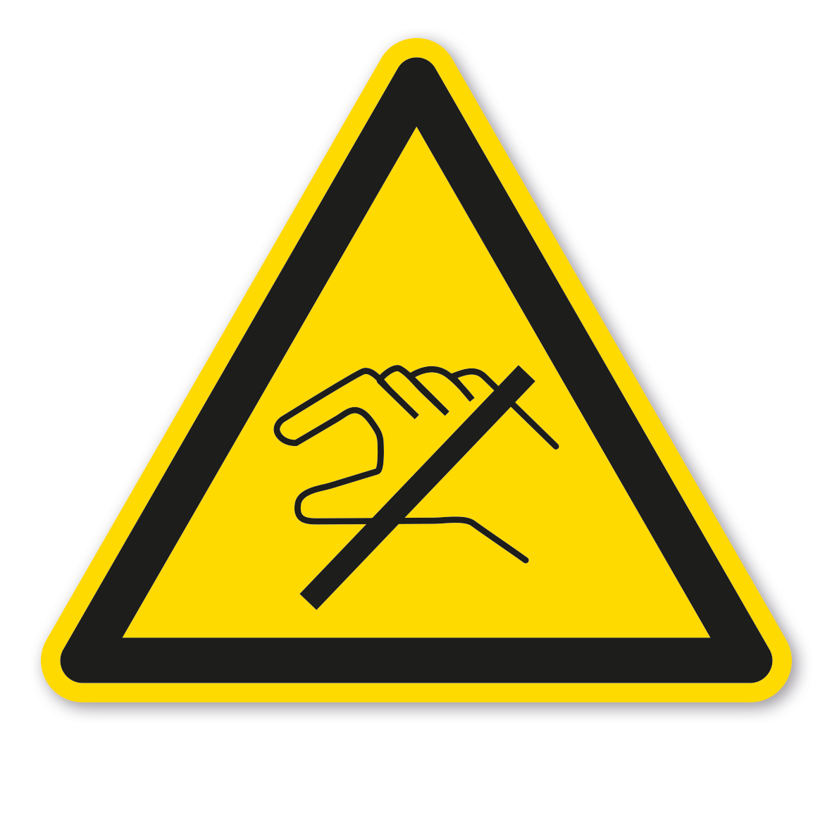 Warnzeichen Nicht berühren