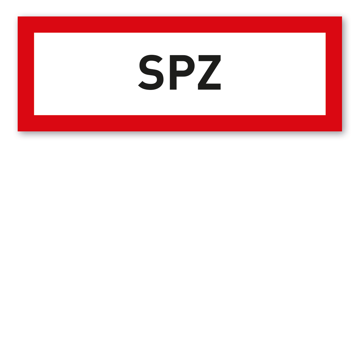 Brandschutzschild SPZ Sprinklerzentrale
